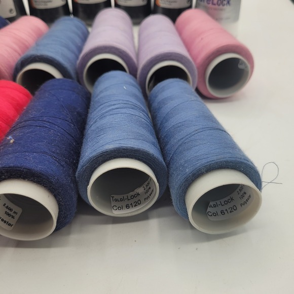 Lot Of 16 Toldi-Lock Gütermann Overlock Thread (5 New / 11 Opened / 1 SureLock)‎ - Picture 7 of 7